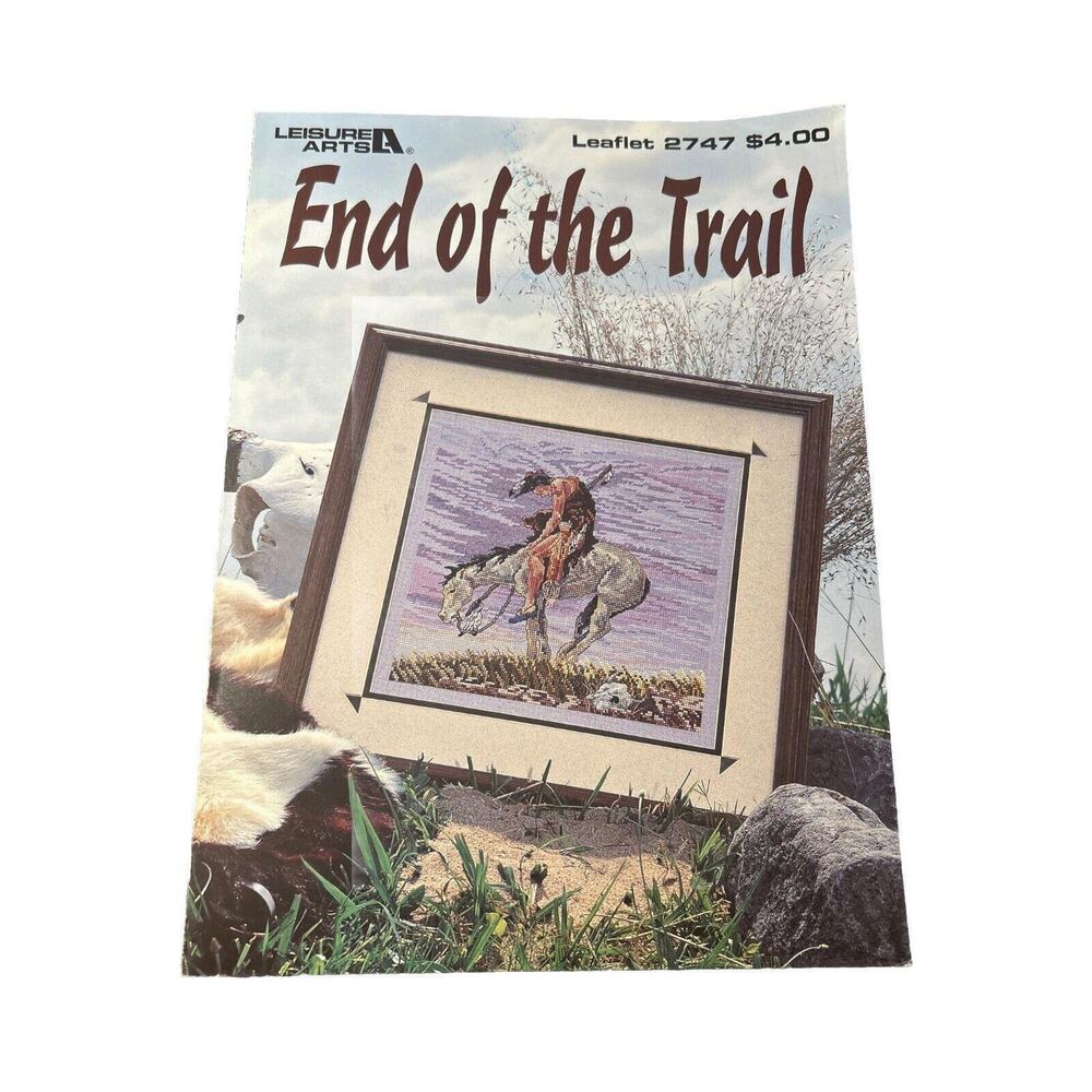 End of the Trail - Leisure Arts Leaflet #2747 Cross Stitch